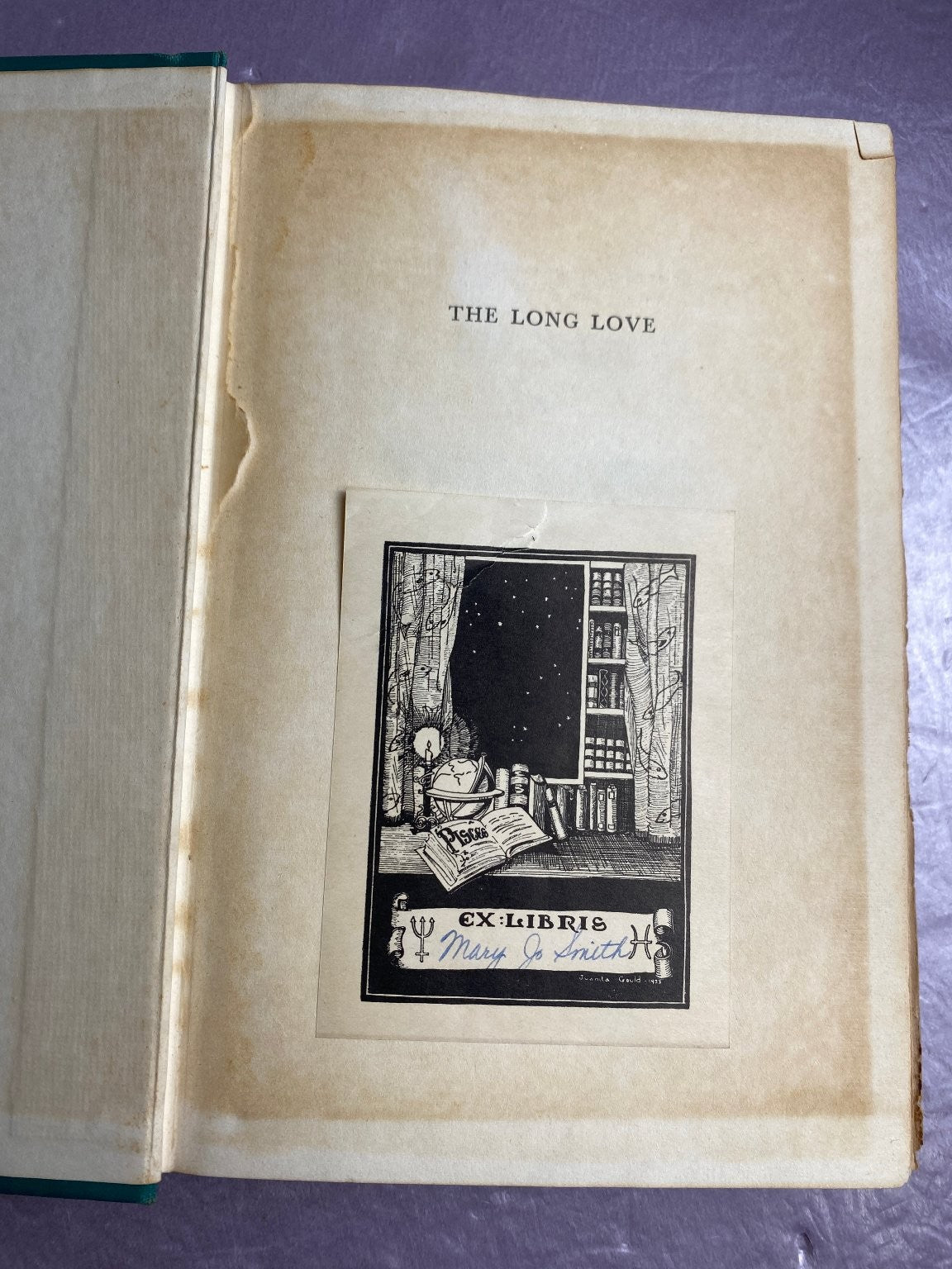 The Long Love Ellery Sedgwick 1949 John Day Company Vintage Novel Fiction