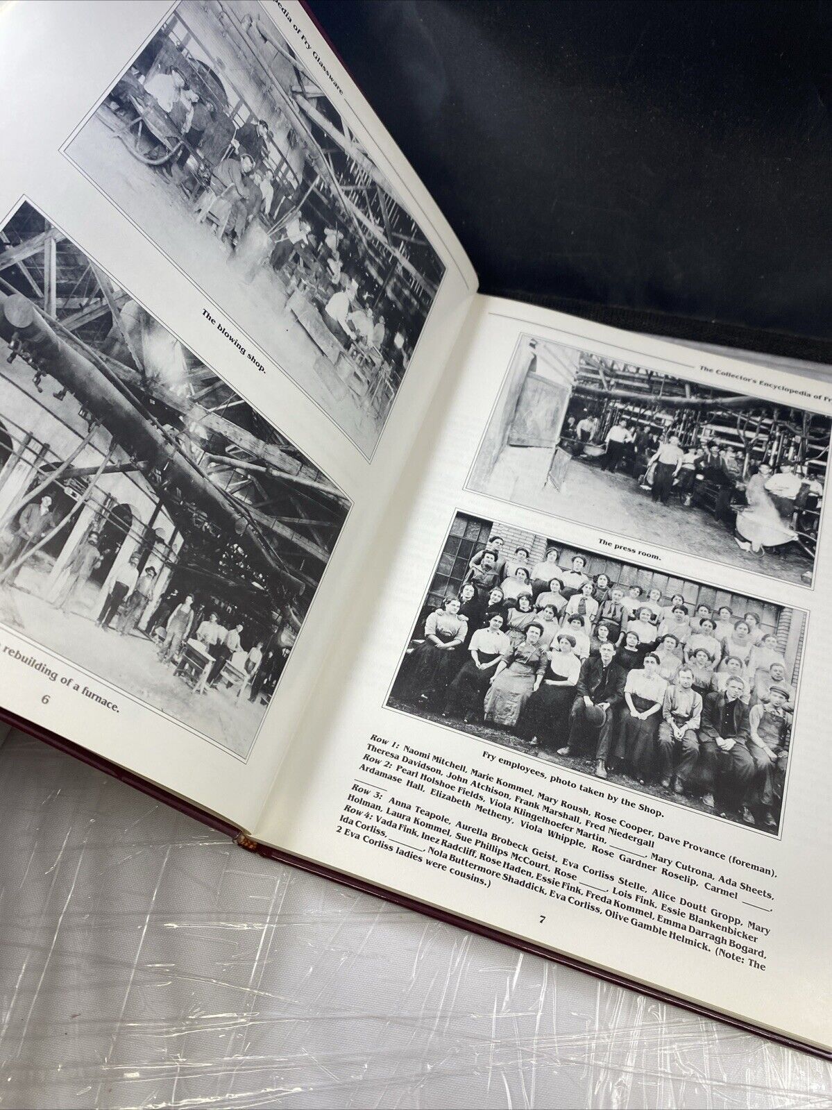 Collector's Encyclopedia of FRY GLASSWARE Book 1990 Illustrations Photographs