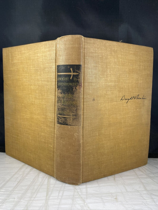 Crusade in Europe by Dwight D. Eisenhower 1948 Good Condition Vintage 40s