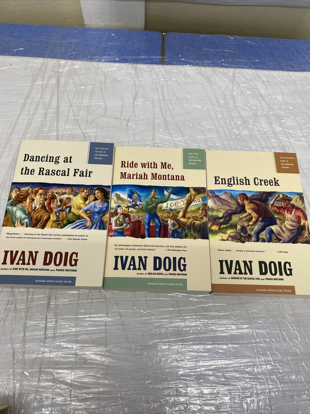 MONTANA TRILOGY BOXED SET Ivan Doig Classics All 3 in Great Condition SO GOOD