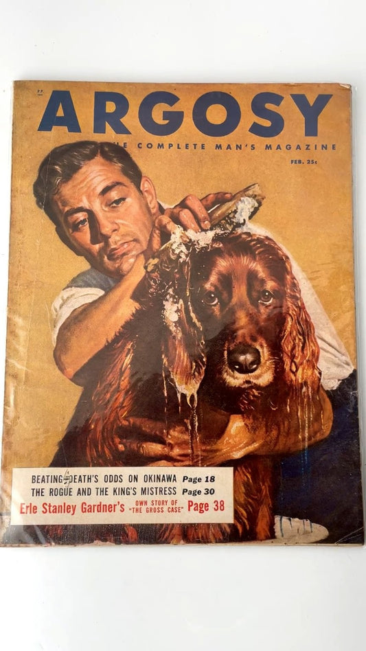 Argosy The Complete Man's Magazine Feb 1950 Illustrated Fiction Stories