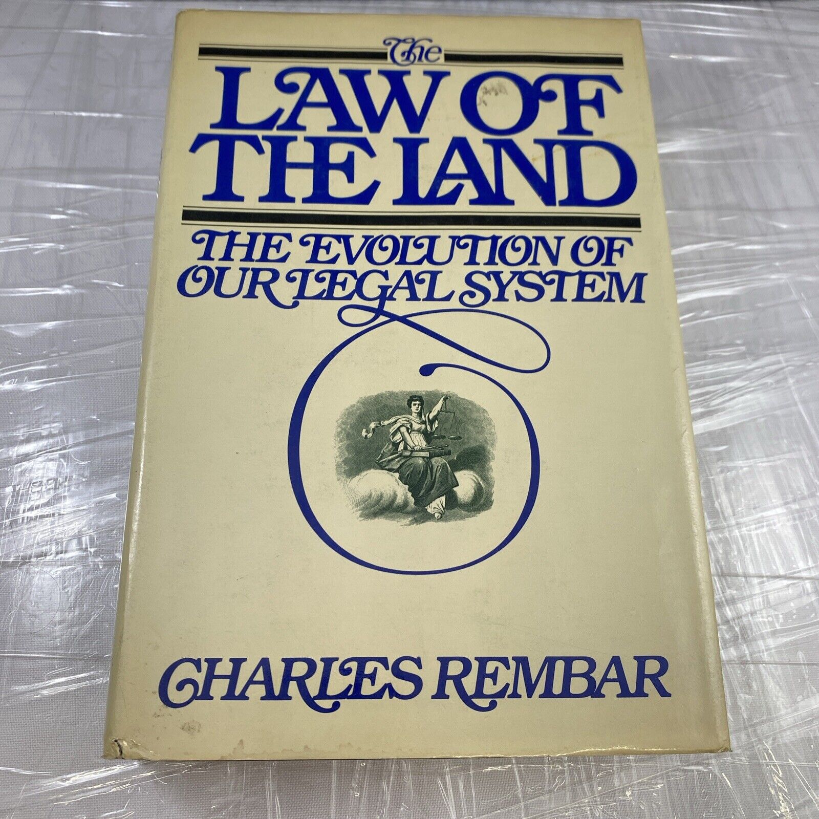 Law of the Land, Charles Rembar Vintage 80s History Of Law In America 1st Print