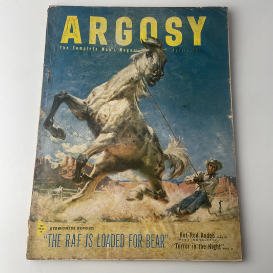 Argosy April 1952 Struggle with a Sting Ray - Mongrel vs Mountain Lion - The RAF
