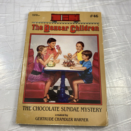 Boxcar Children #46: The Chocolate Sundae Mystery : 1st PRINTING Good