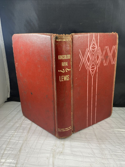 1st Edition 1st Printing SINCLAIR LEWIS Kingsblood, Royal Library Binding See