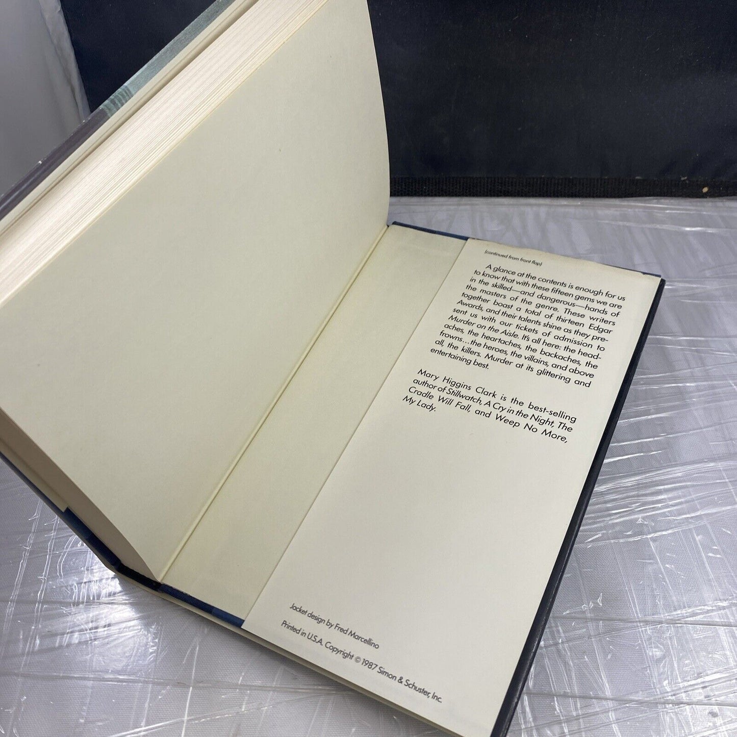 HARDCOVER Murder on the Aisle The 1987 Mystery Writers of America Anthology VG
