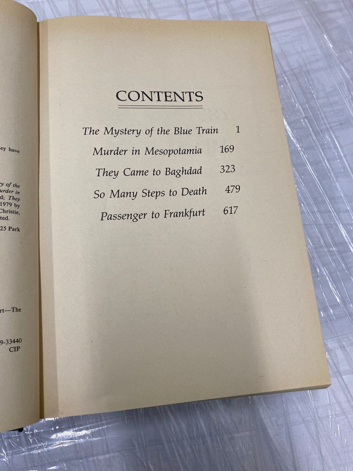 Murderers Abroad Agatha Christie 1989 Five Novels Avenel Books