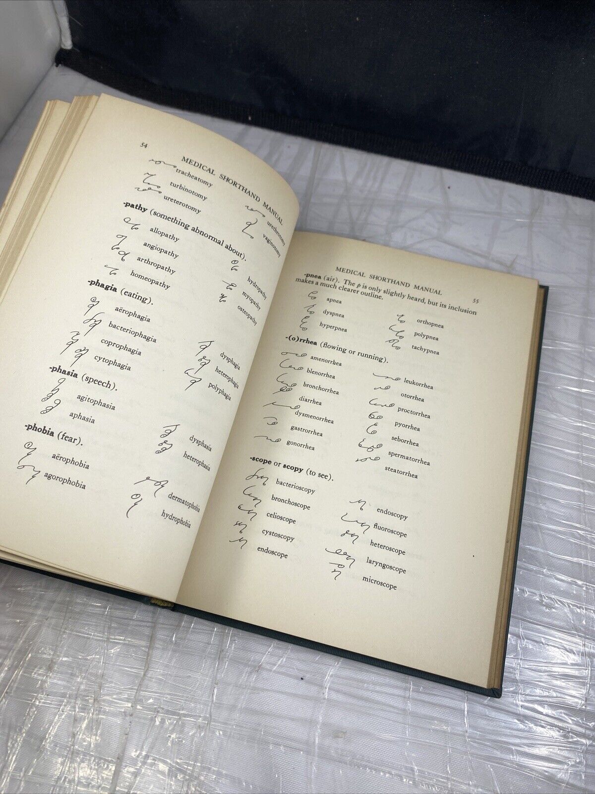 Gregg Medical Shorthand Manual by Effie Smither, copyright 1927 Antique HC Good