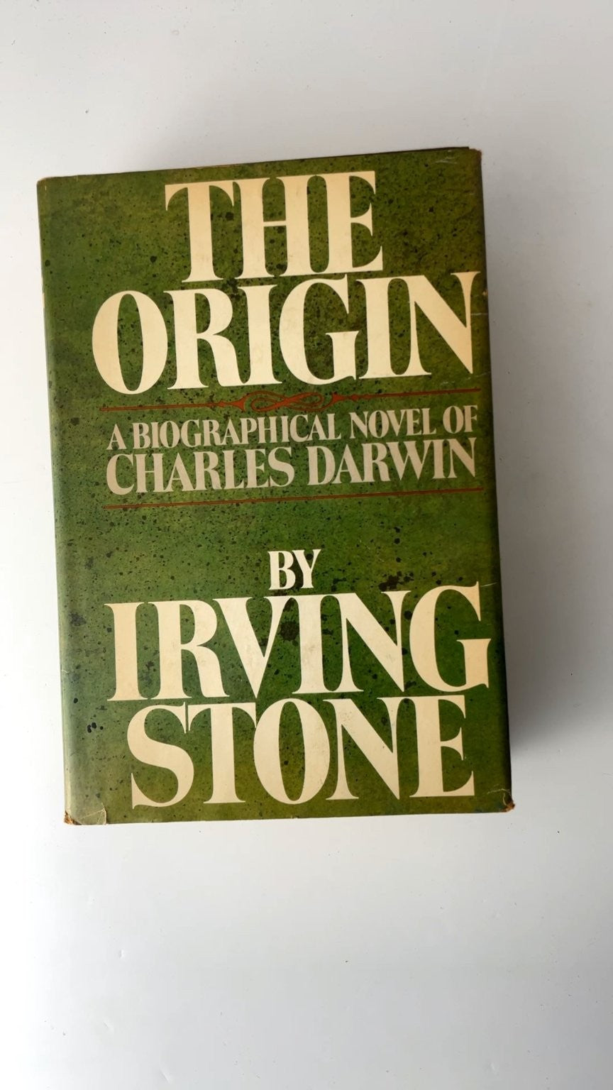 The Origin by Irving Stone 1980 First Edition Biographical Novel