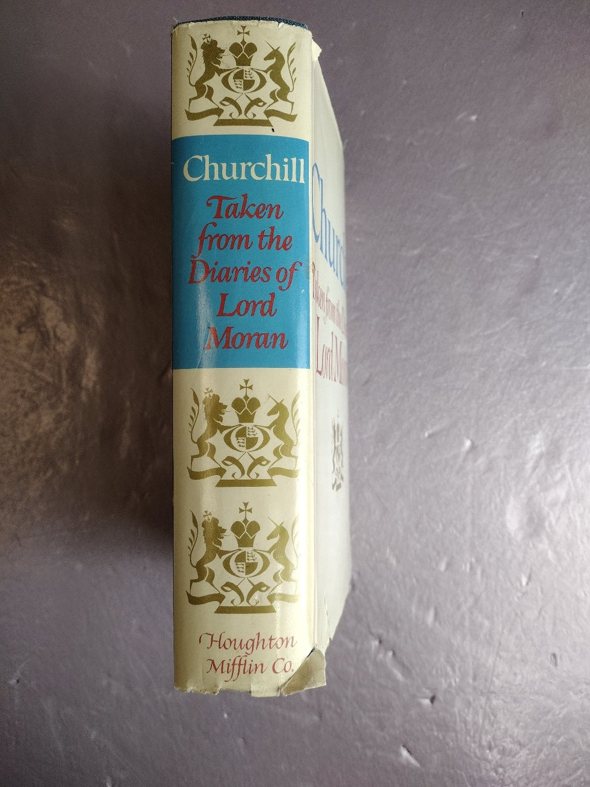 Churchill Diaries Lord Moran 1966 First Edition Biography History Houghton
