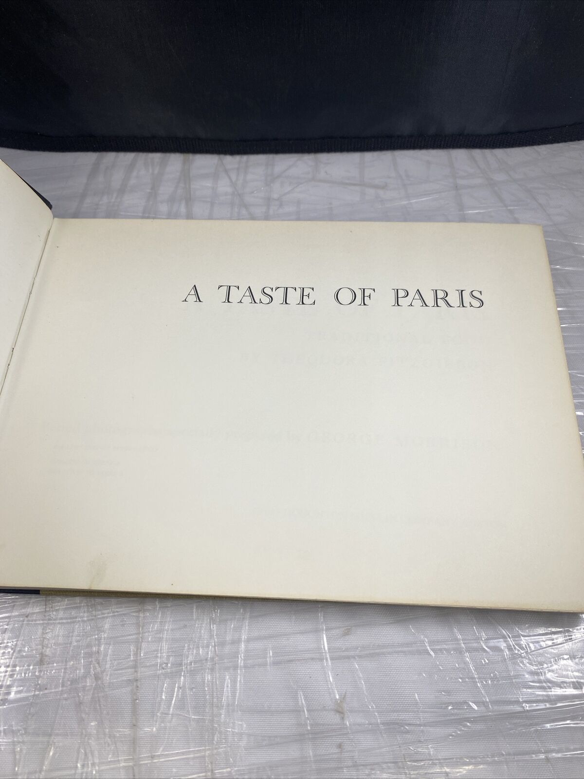 A TASTE OF PARIS by Theodora Fitzgibbon 1974 1st Ed 1st Printing French Cookbook