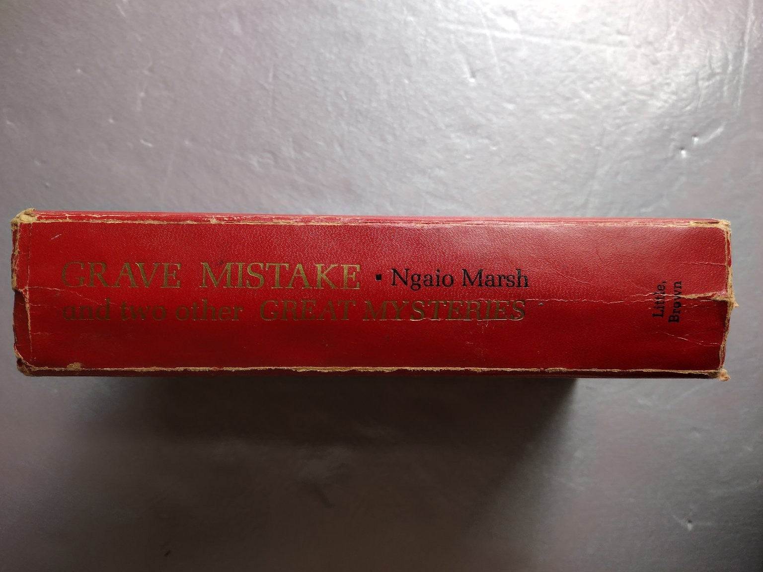 Grave Mistake & 2 Other Great Mysteries Ngaio Marsh 1967 Hardcover Little Brown