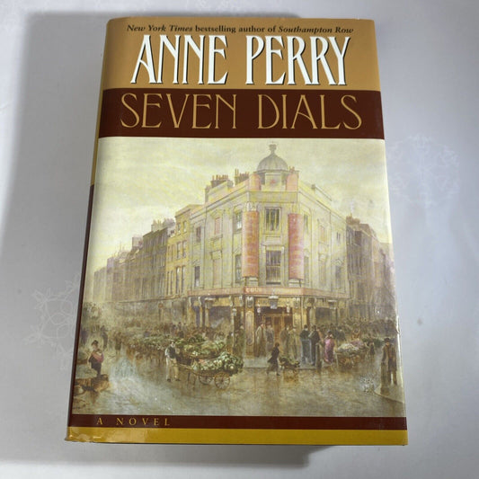 Seven Dials Hardcover Anne Perry Book Club Edition Very Good Condition, Mystery