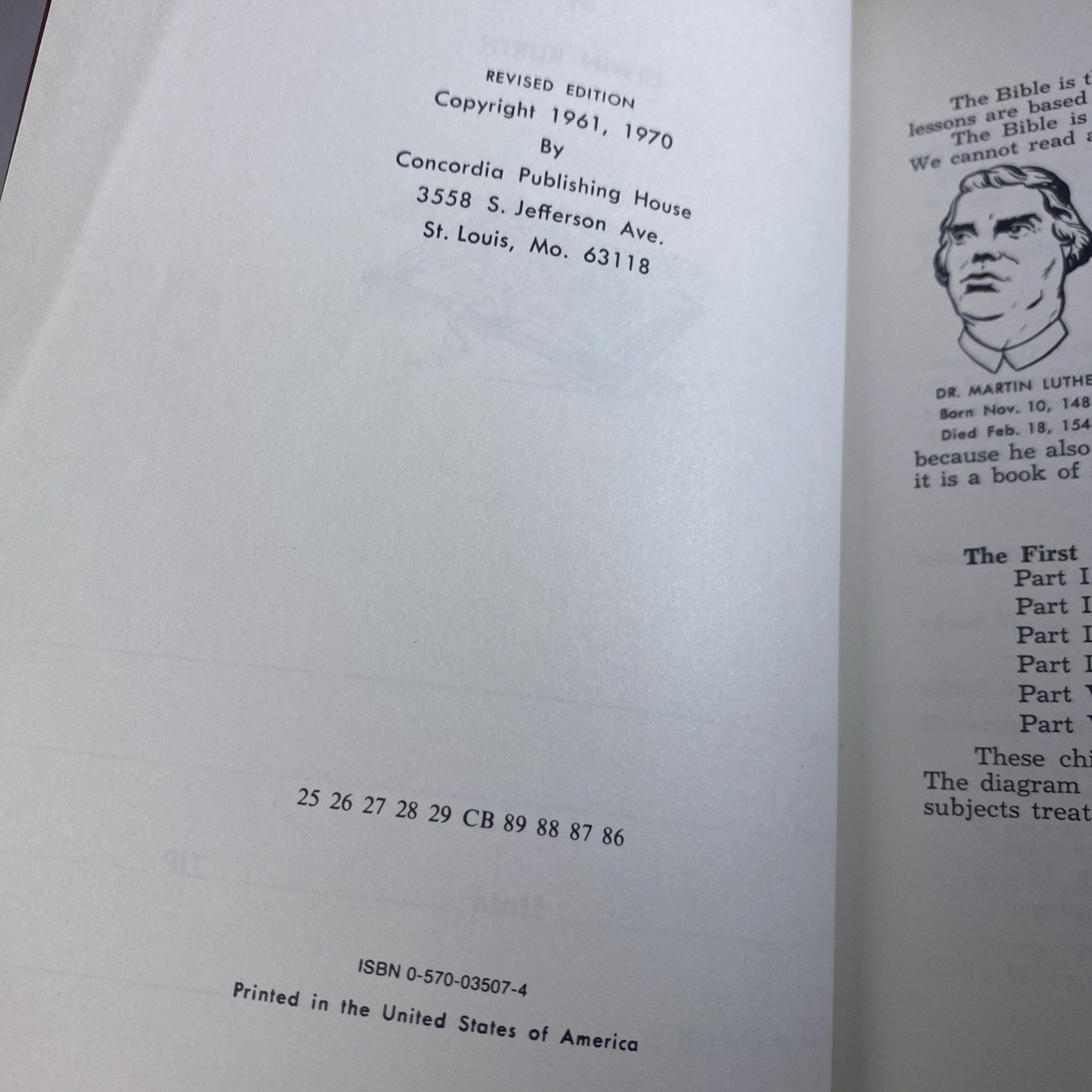 Catechetical Helps Erwin Kurth 1970 Softcover St Louis Printed Religious Study
