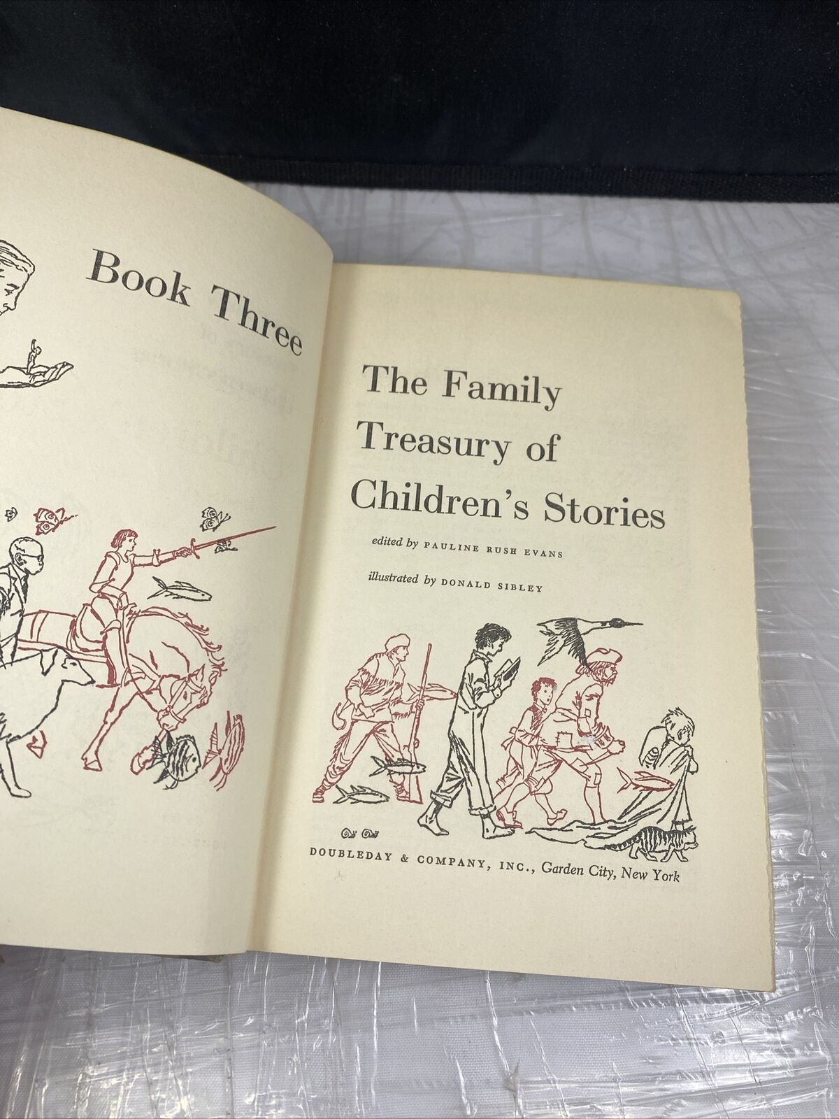 The Family Treasury of Childrens Stories Book Three 1956 First Edition Hardcover