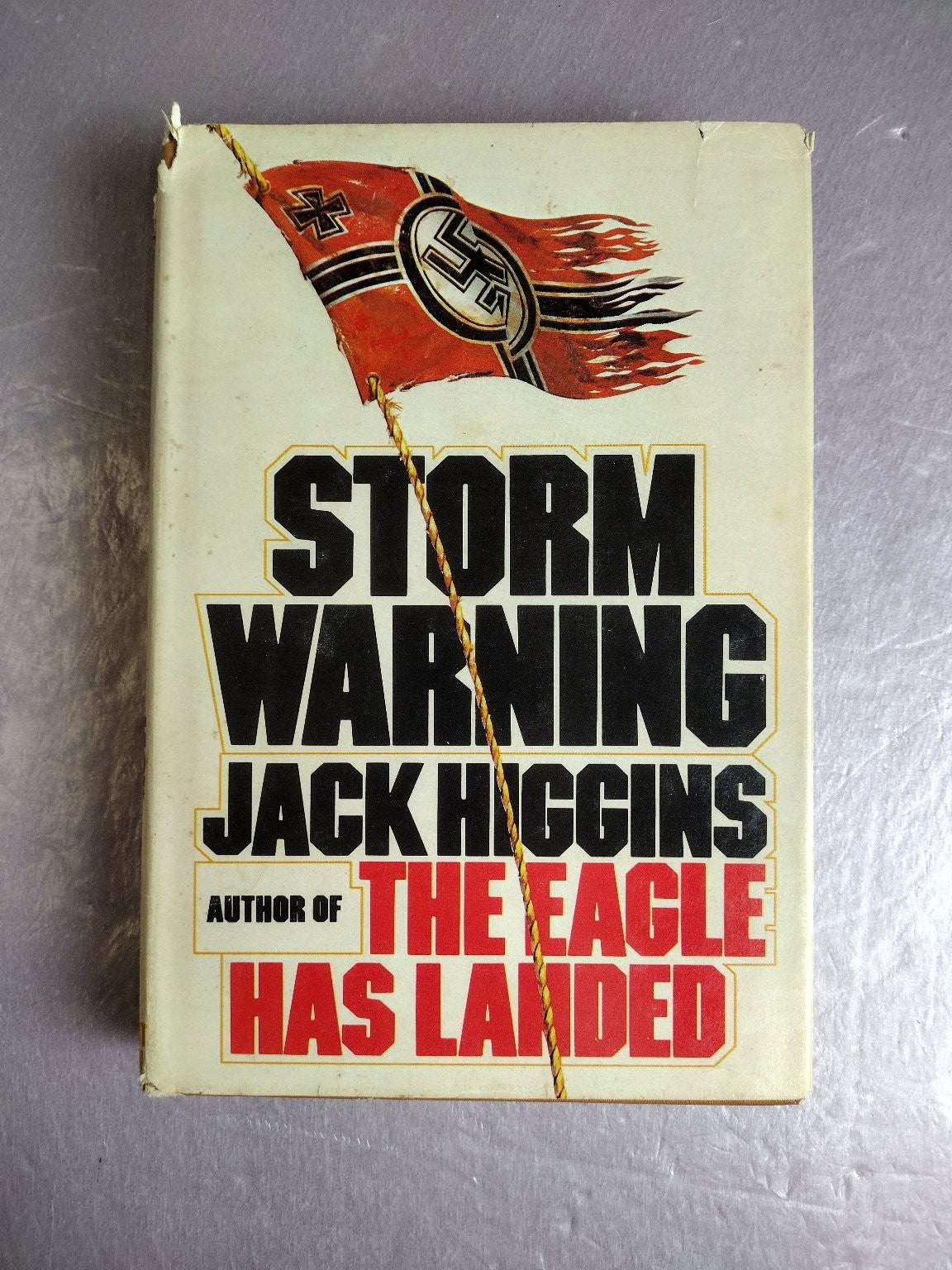 Storm Warning Jack Higgins 1976 First Edition WWII Thriller Holt Rinehart