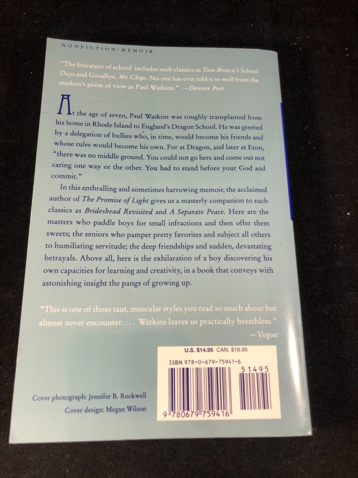 Stand Before Your God: An American Sch in England by Watkins, Paul Underlining