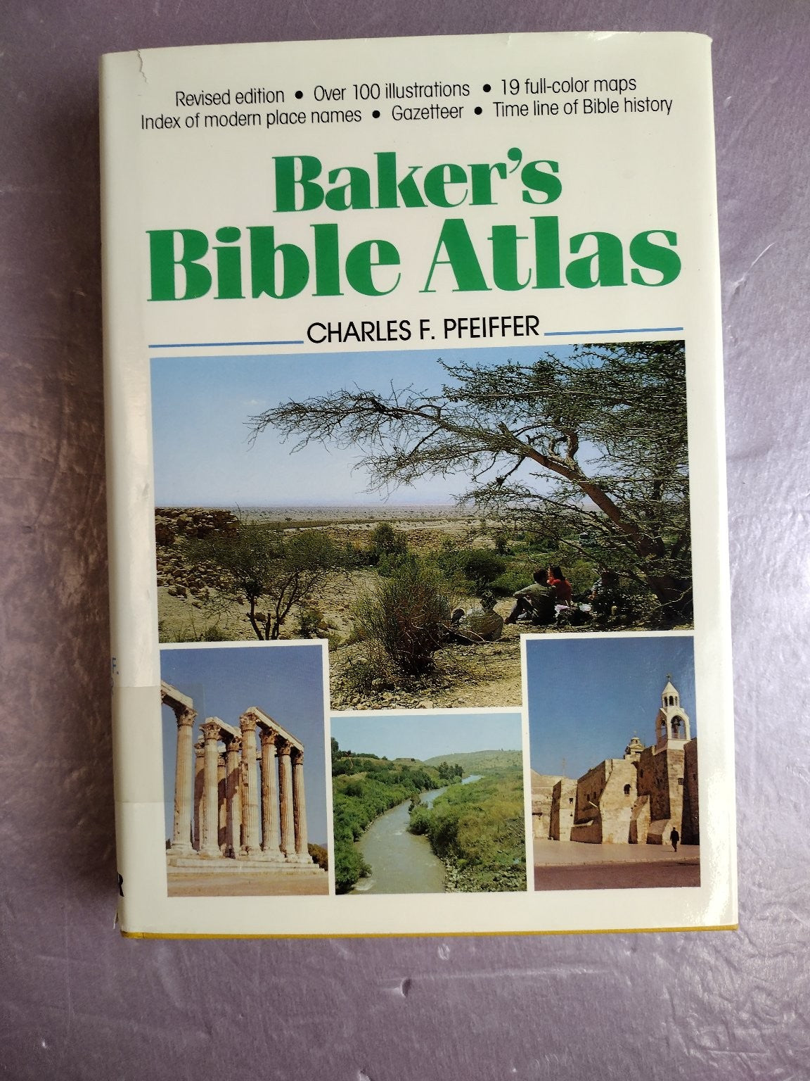 Baker's Bible Atlas Charles F. Pfeiffer 1969 Revised Edition Bible Study Atlas