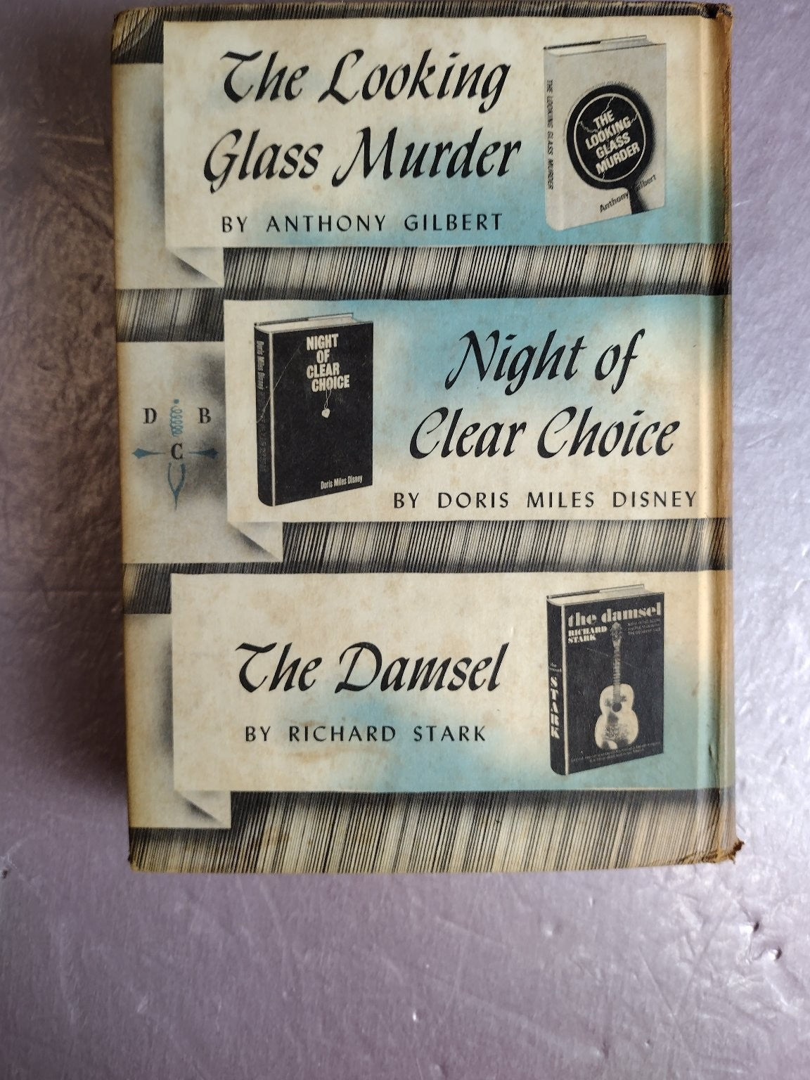 Looking Glass Murder Night Clear Choice Damsel Detective Book Club 3-in-1