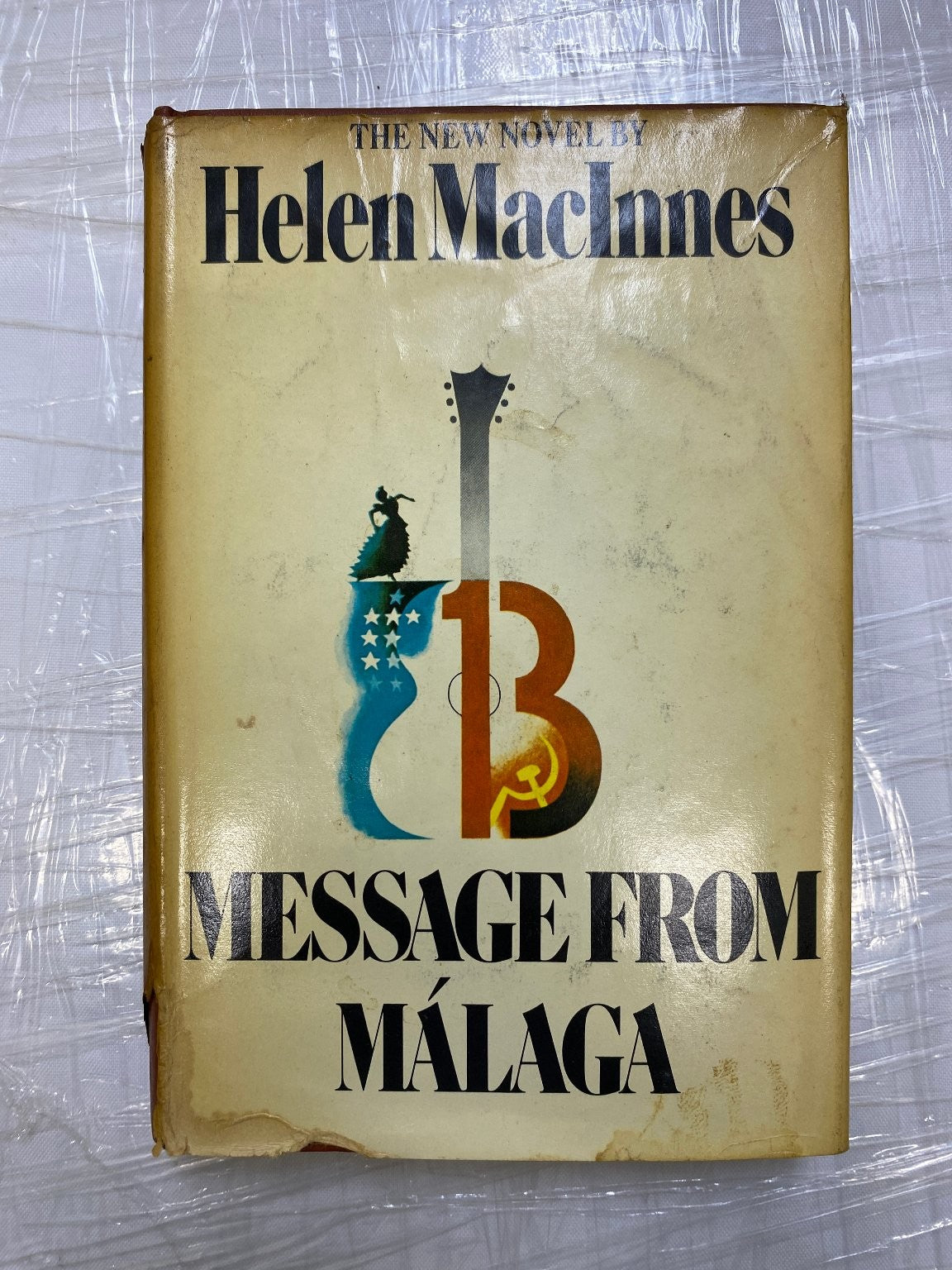 Message From Málaga Helen MacInnes 1971 Book Club Edition Spy Thriller