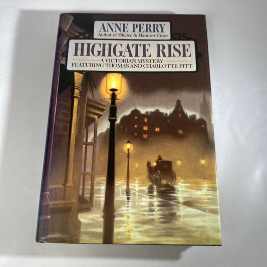 Highgate Rise by Anne Perry (1991, Hardcover) Very Good Victorian Mystery