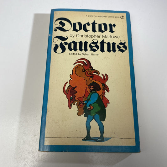 Vintage Paperback Doctor Faustus Classic Play by Christopher Marlowe Signet 1969