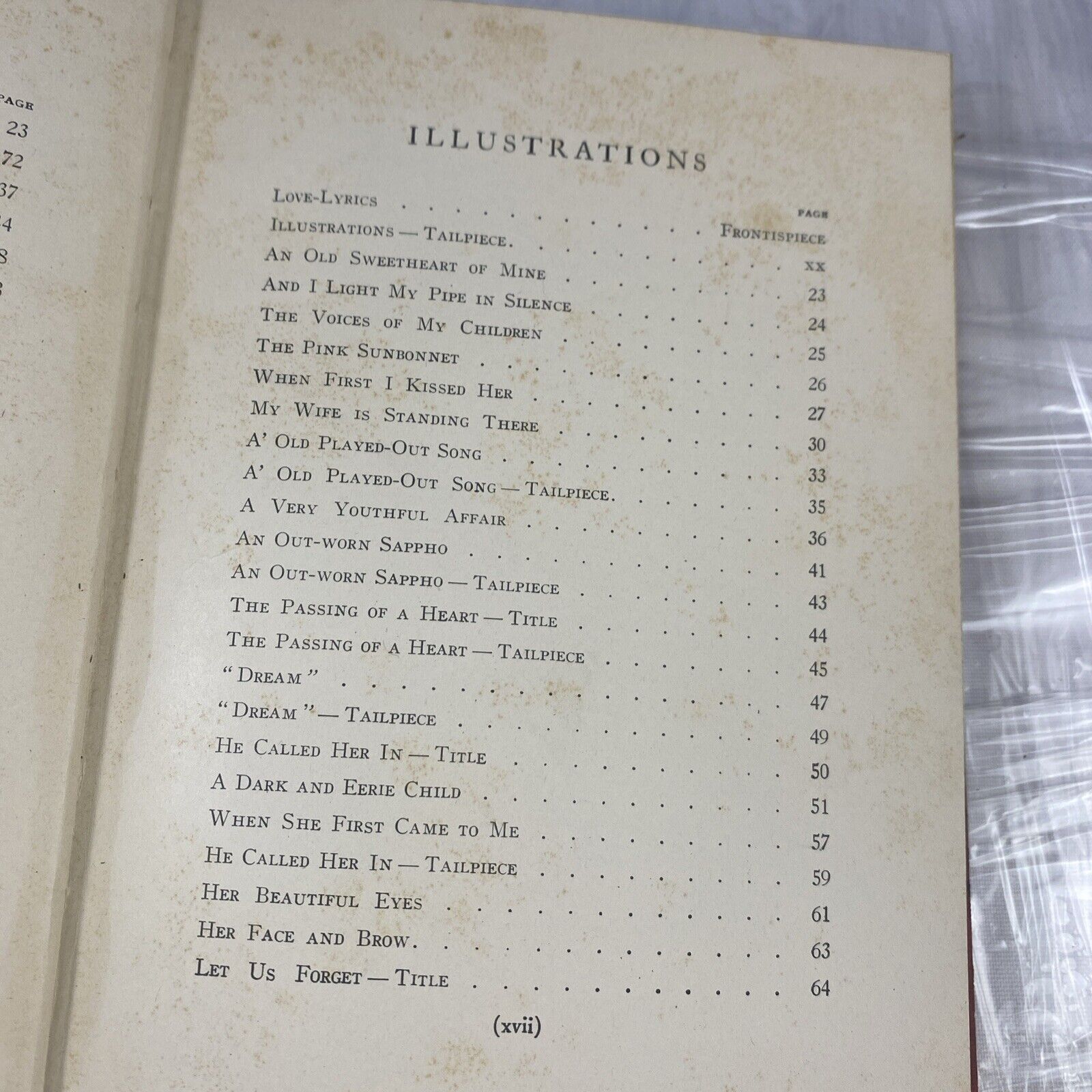 Love Lyrics James Whitcomb Riley 1905 Antique worn Poetry Book With Pictures