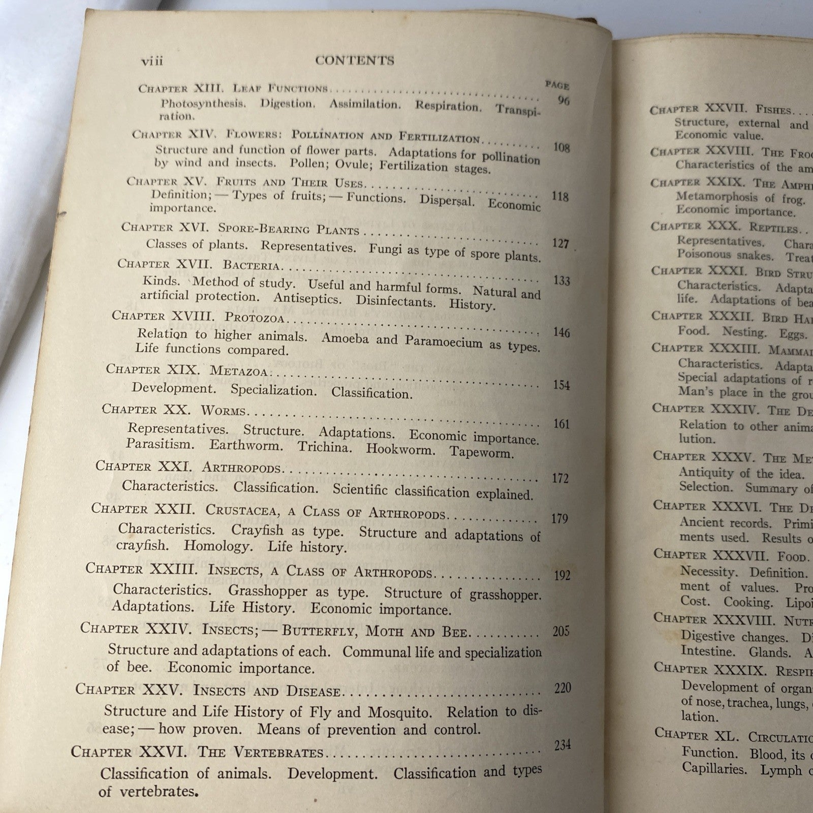 Biology For Beginners textbook by Truman J. Moon 1921 1924 antique vintage