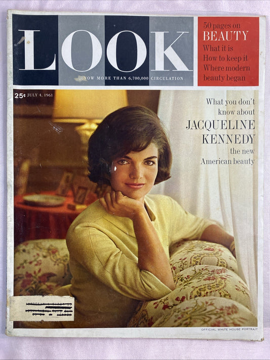 VTG LOOK Magazine July 4, 1961 - JACQUELINE KENNEDY