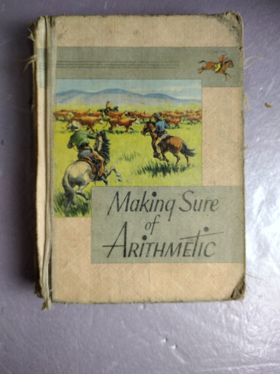 Making Sure of Arithmetic Morton Gray Schaaf Vintage Textbook Silver Burdett