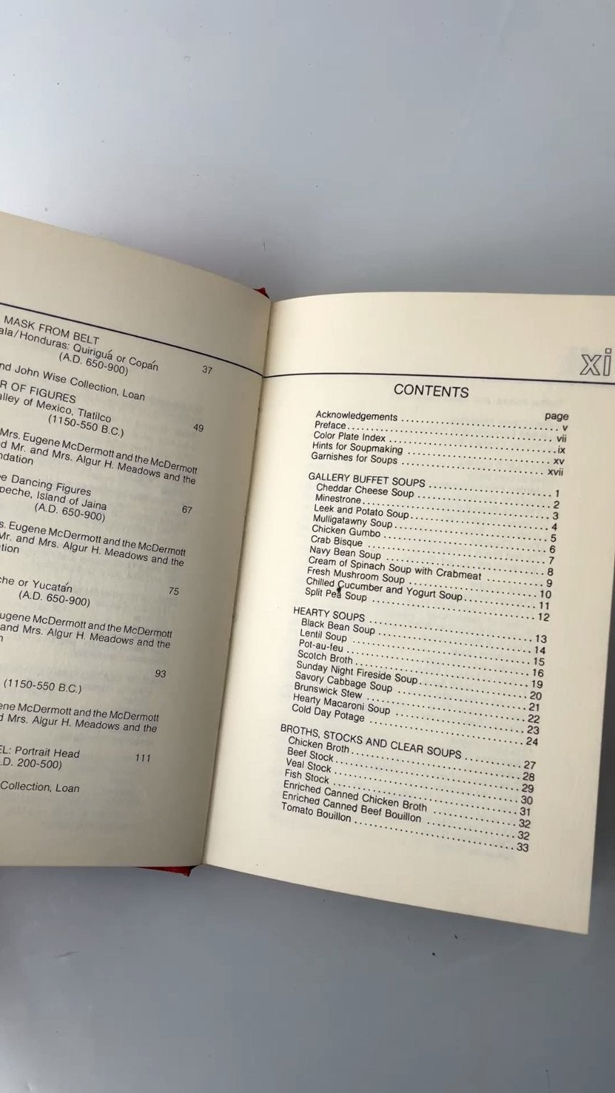 Gallery Buffet Soup Cookbook Dallas Museum of Fine Arts 1970s