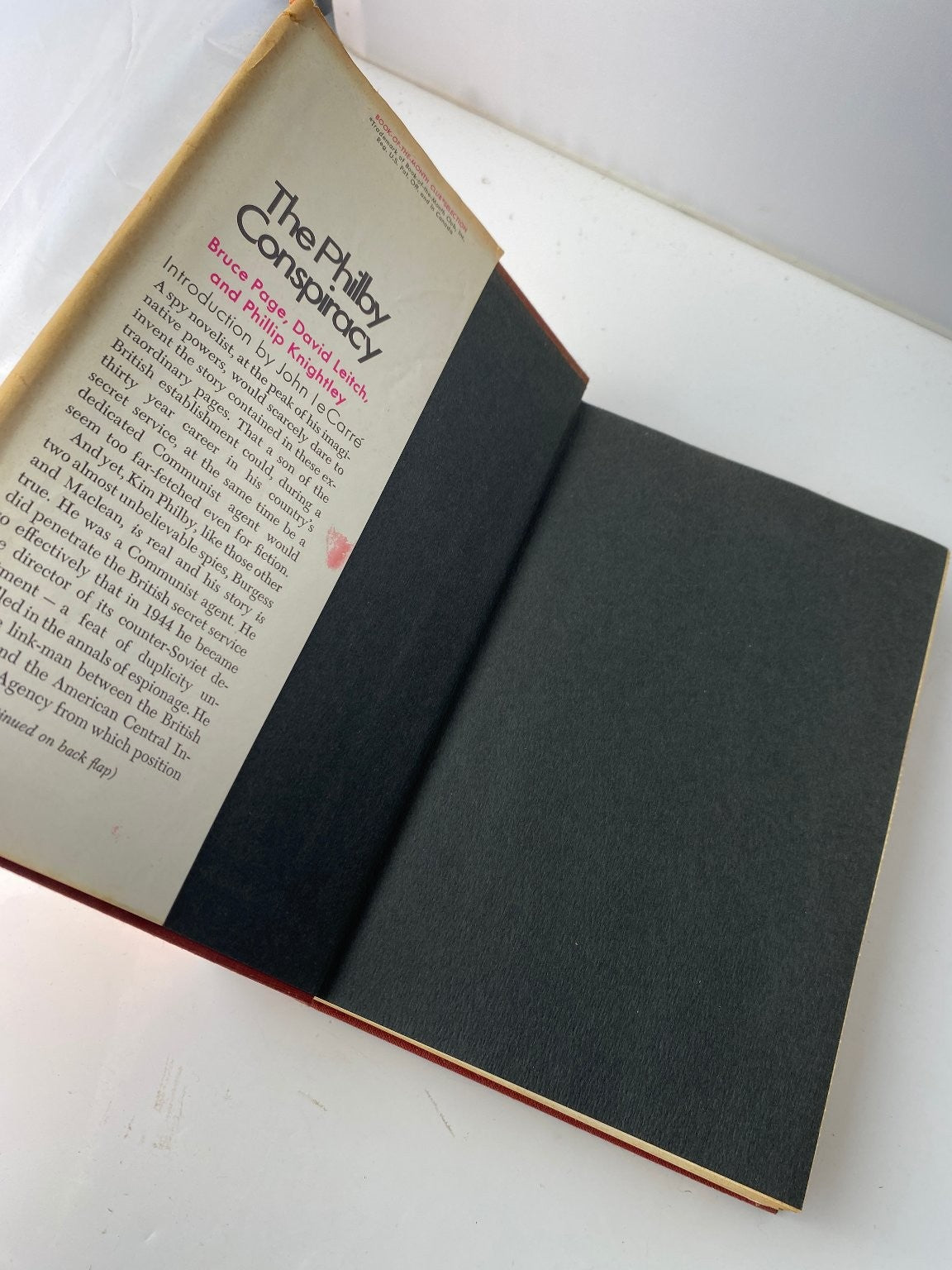 The Philby Conspiracy Page Leitch Knightley 1968 First Edition Doubleday