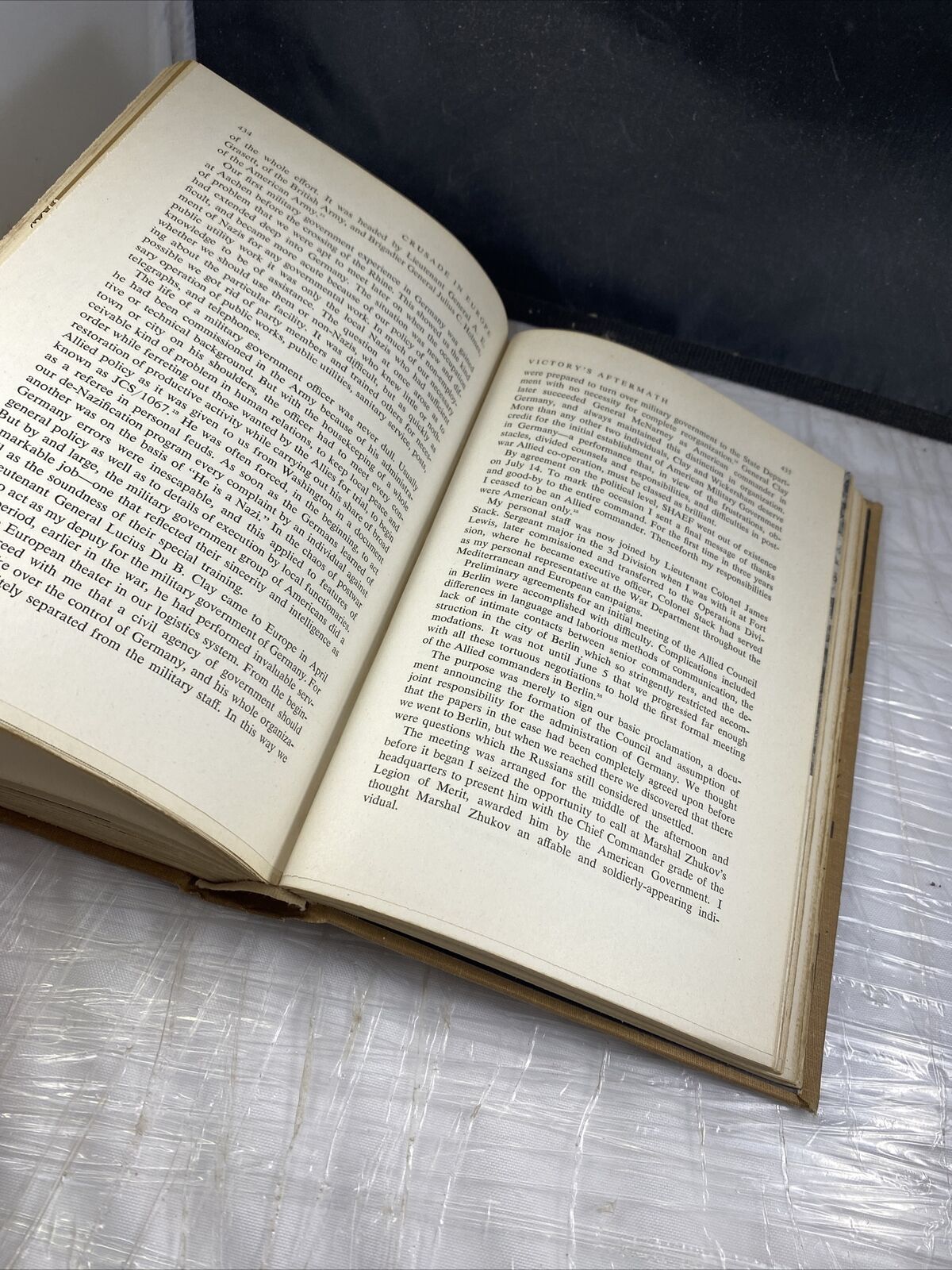 Crusade in Europe by Dwight D. Eisenhower 1948 Good Condition Vintage 40s
