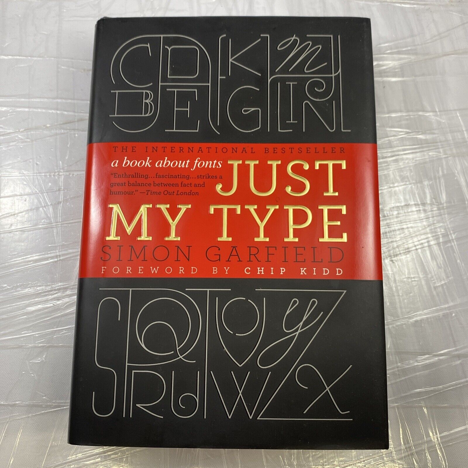 Just My Type: A Book about Fonts by Garfield, Simon Hardcovery Typography Book