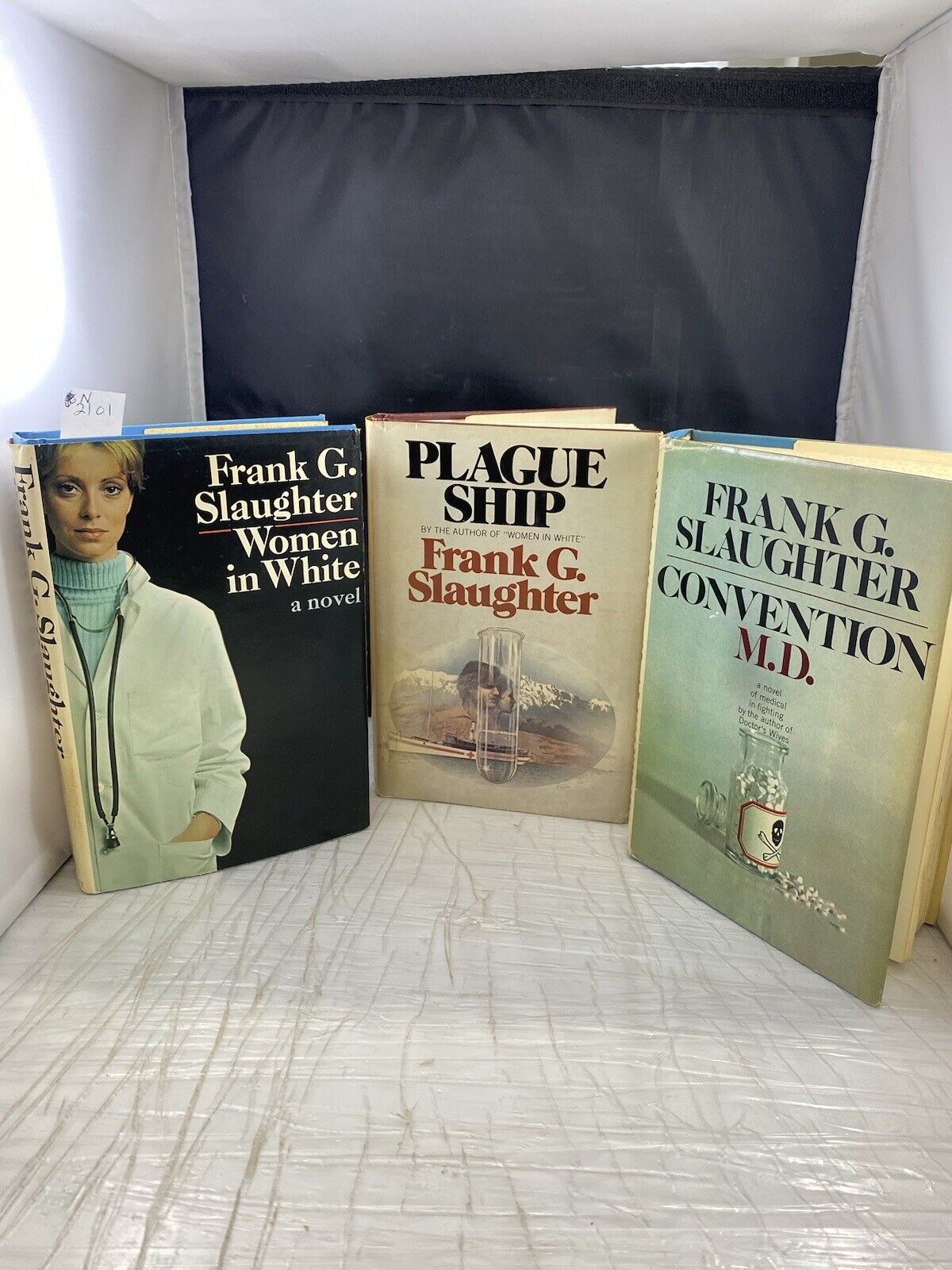 Convention M.D. Vintage 70s BCE Lot of 3 Historical/medical Fiction Plague