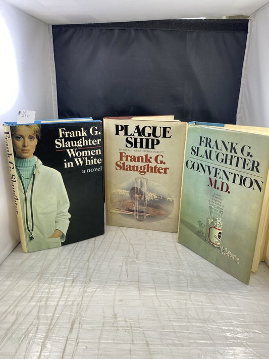 Convention M.D. Vintage 70s BCE Lot of 3 Historical/medical Fiction Plague