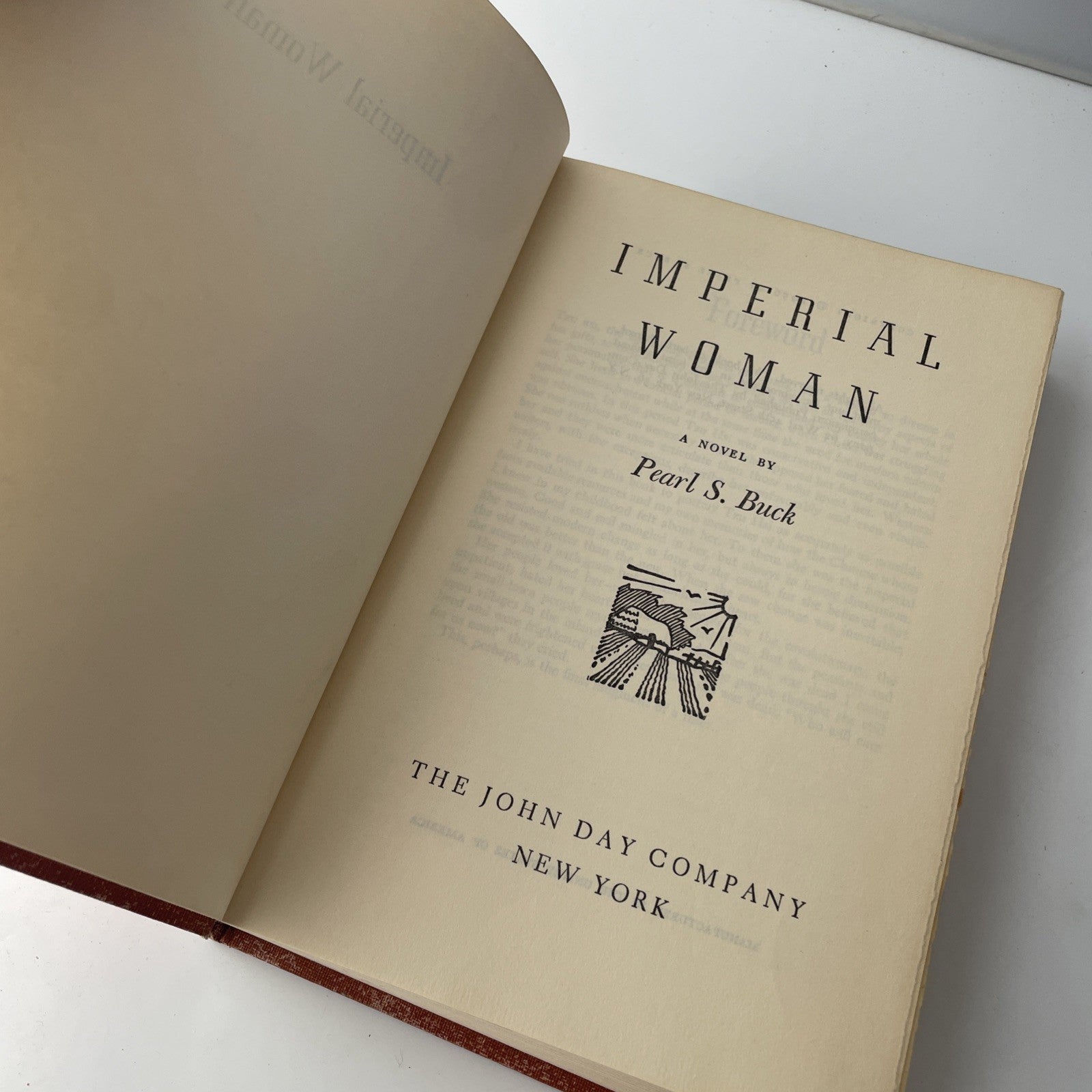 Imperial Woman by Pearl S Buck 1956 Vintage BCE No Dust Jacket
