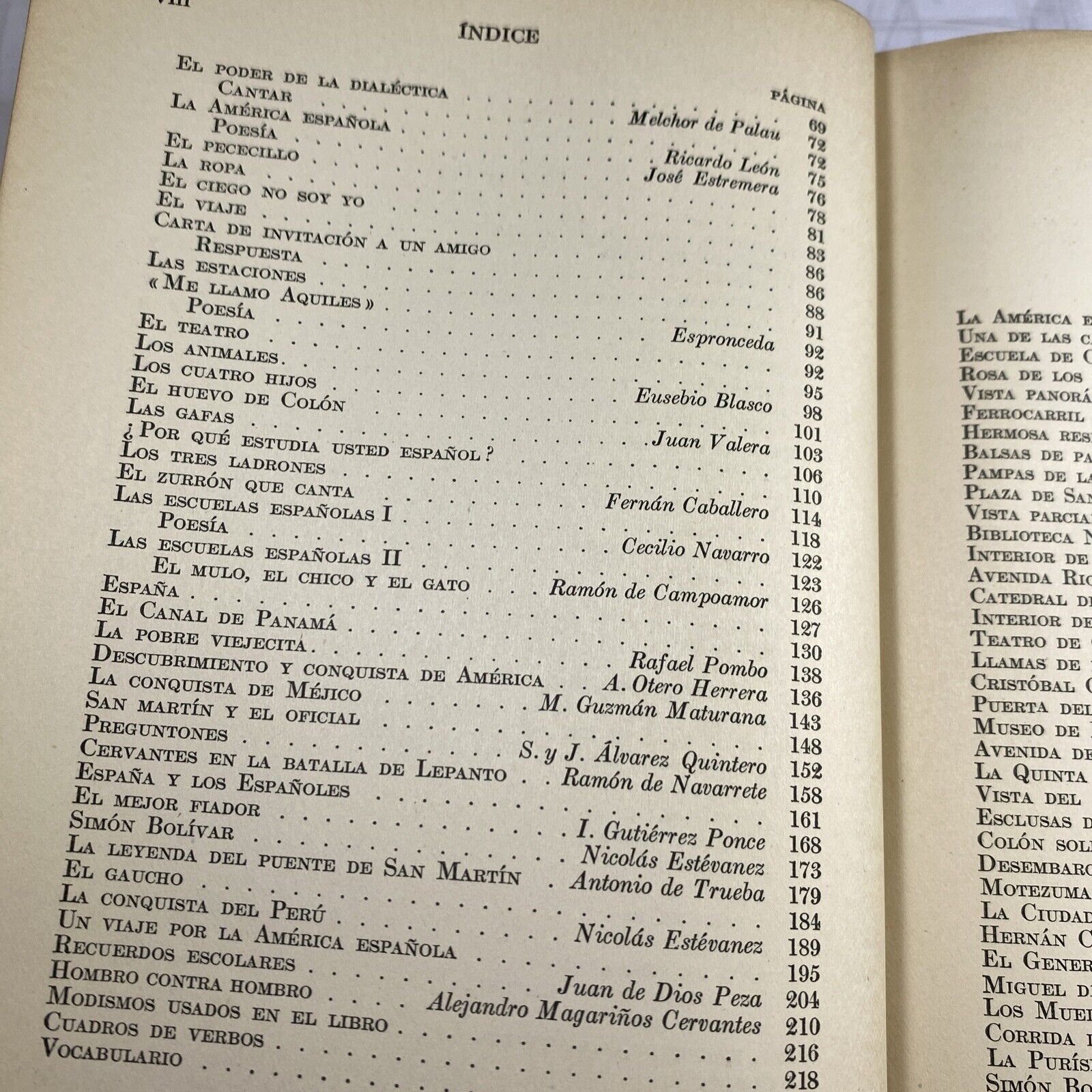 ANTIQUE Hardcover A SPANISH READER John M Pittaro 1919 Vintage Textbook Red