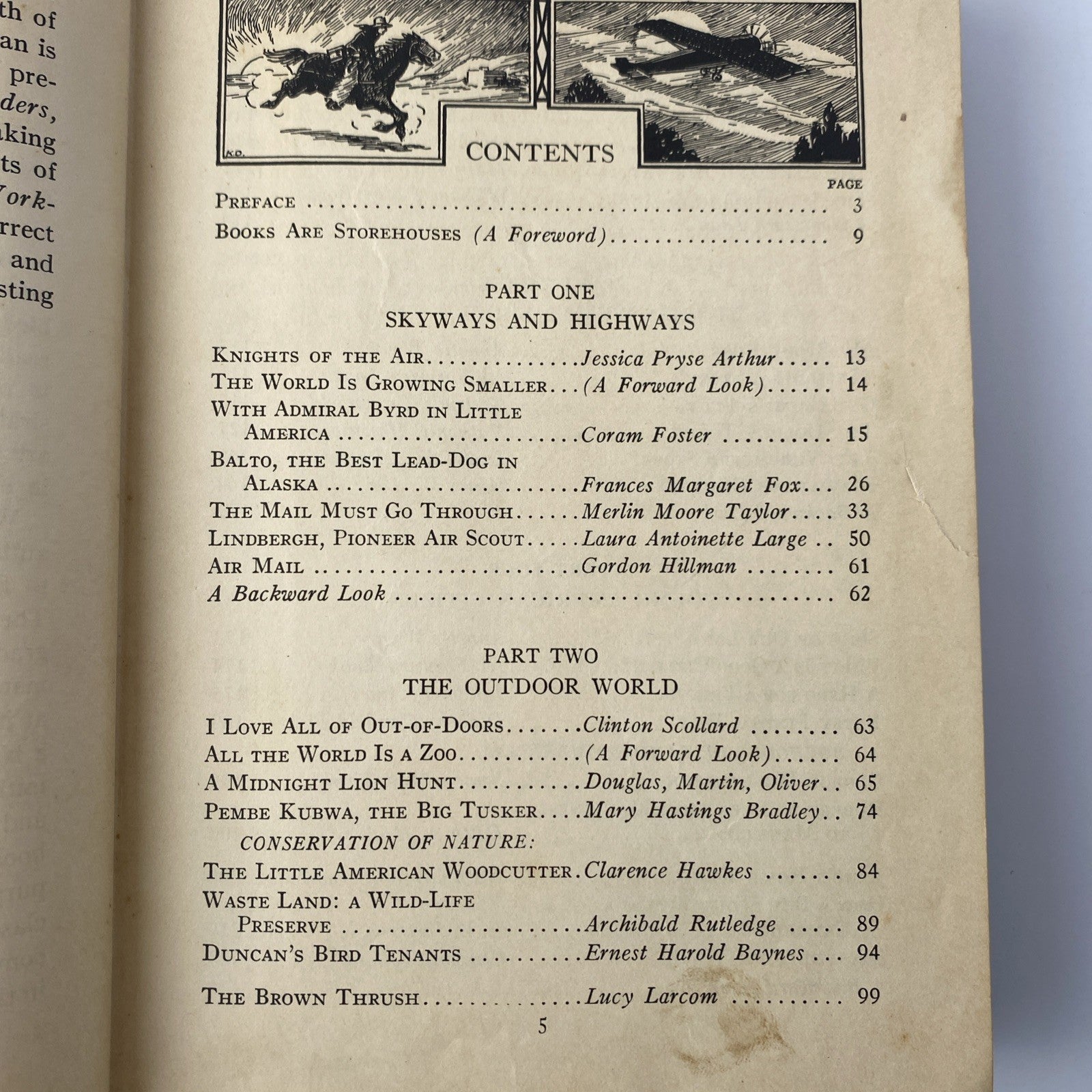 Elson-Gray Basic Readers Book Five by William Elson Schoolbook Skiing Hardcover