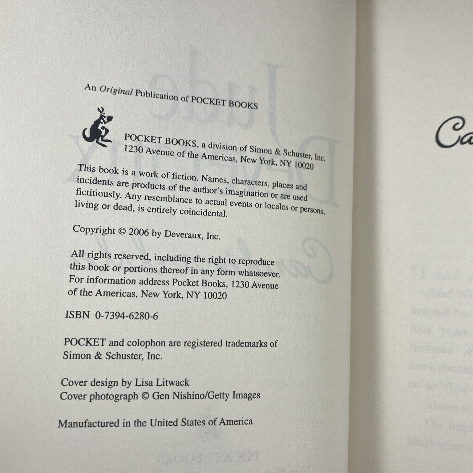 Carolina Isle By Jude Deveraux Very Good Condition Book Club Ed. Pocket Books