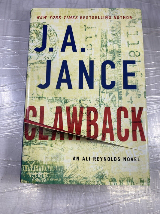 Clawback: An Ali Reynolds Novel (11) (Ali Reynolds Series) - Hardcover Jance...