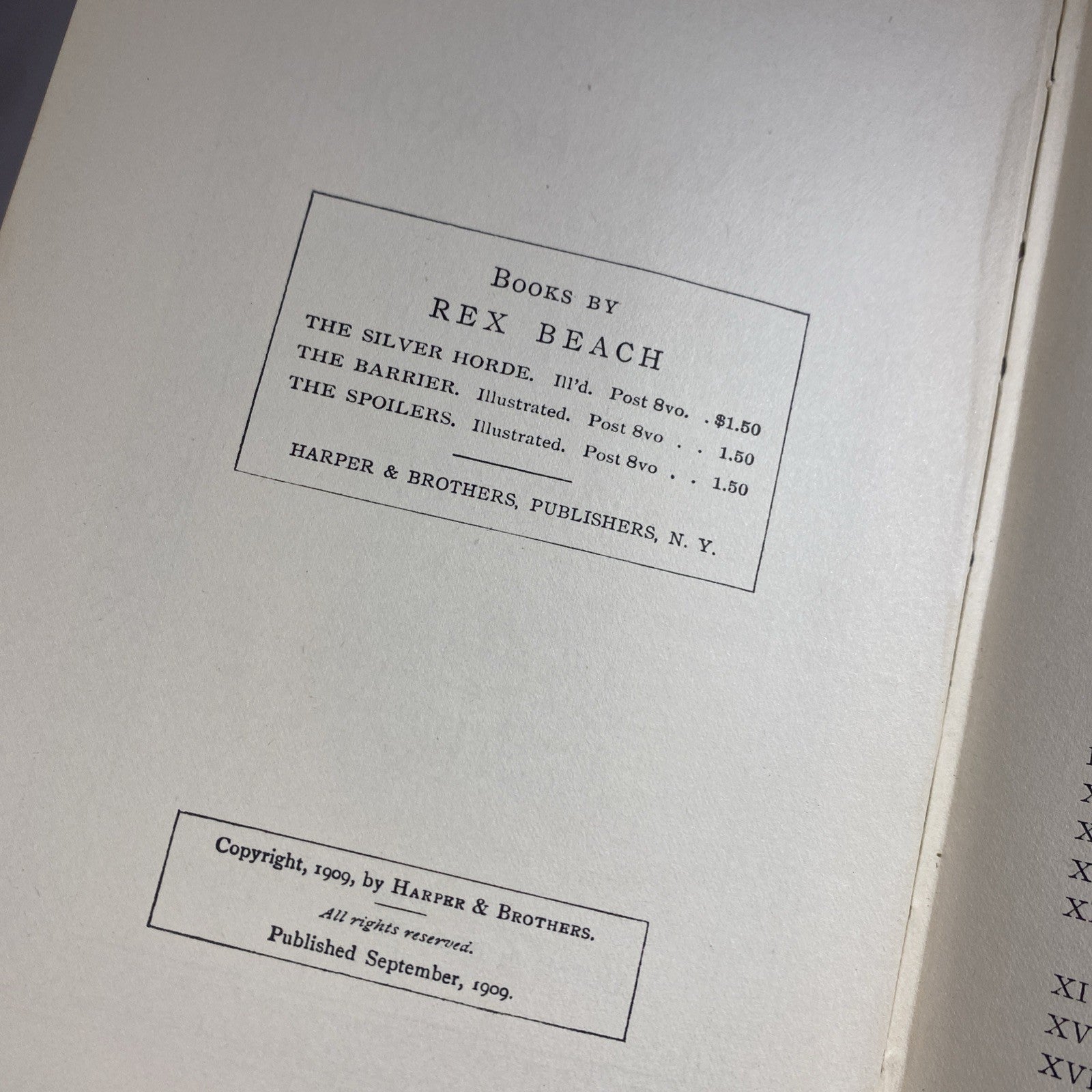 The Silver Horde by Rex Beach 1909 First Edition Illustrated  by Harvey T. Dunn