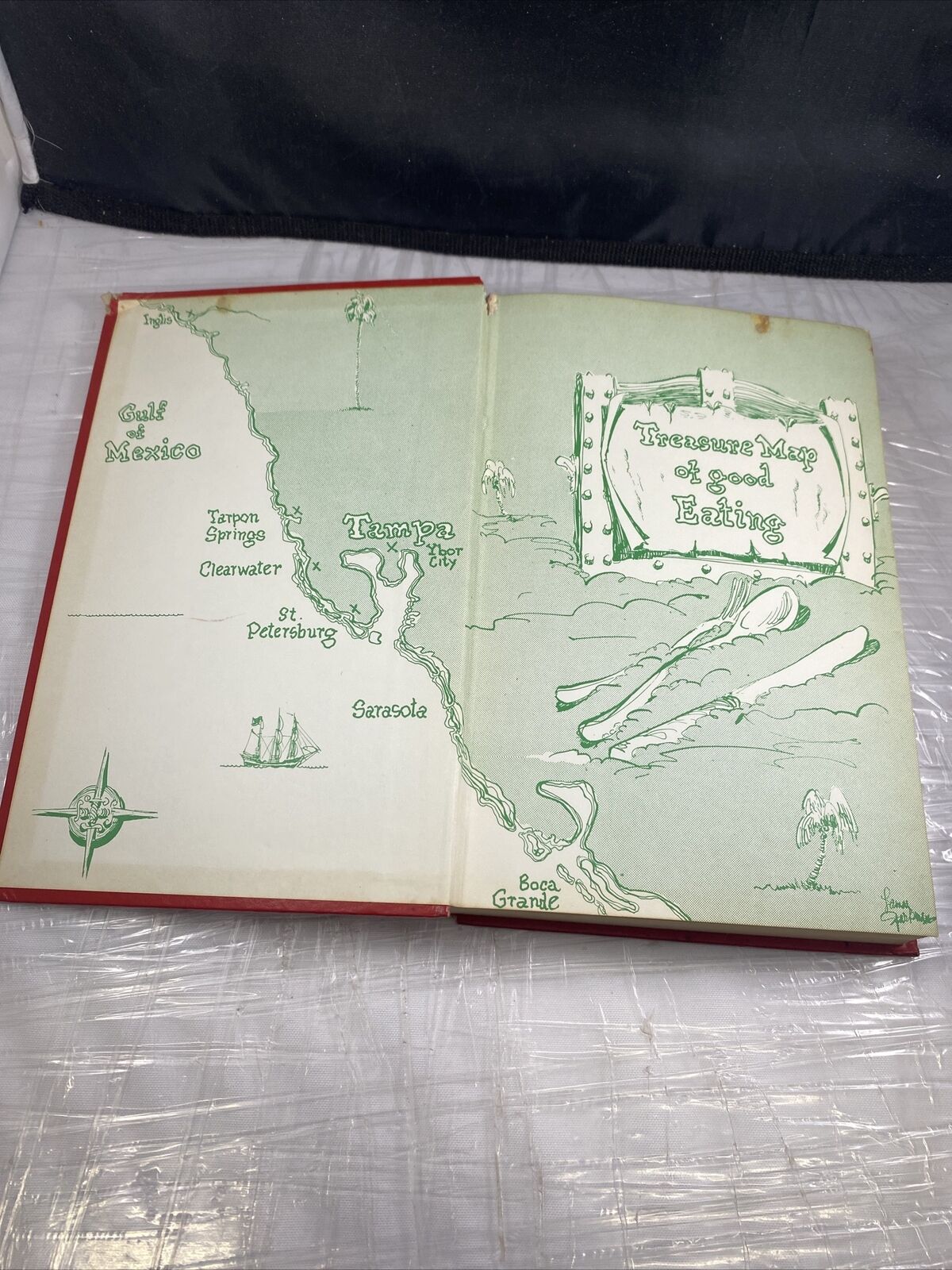 Vintage The Gasparilla Community Cookbook Junior League of TAMPA FLORIDA 1961