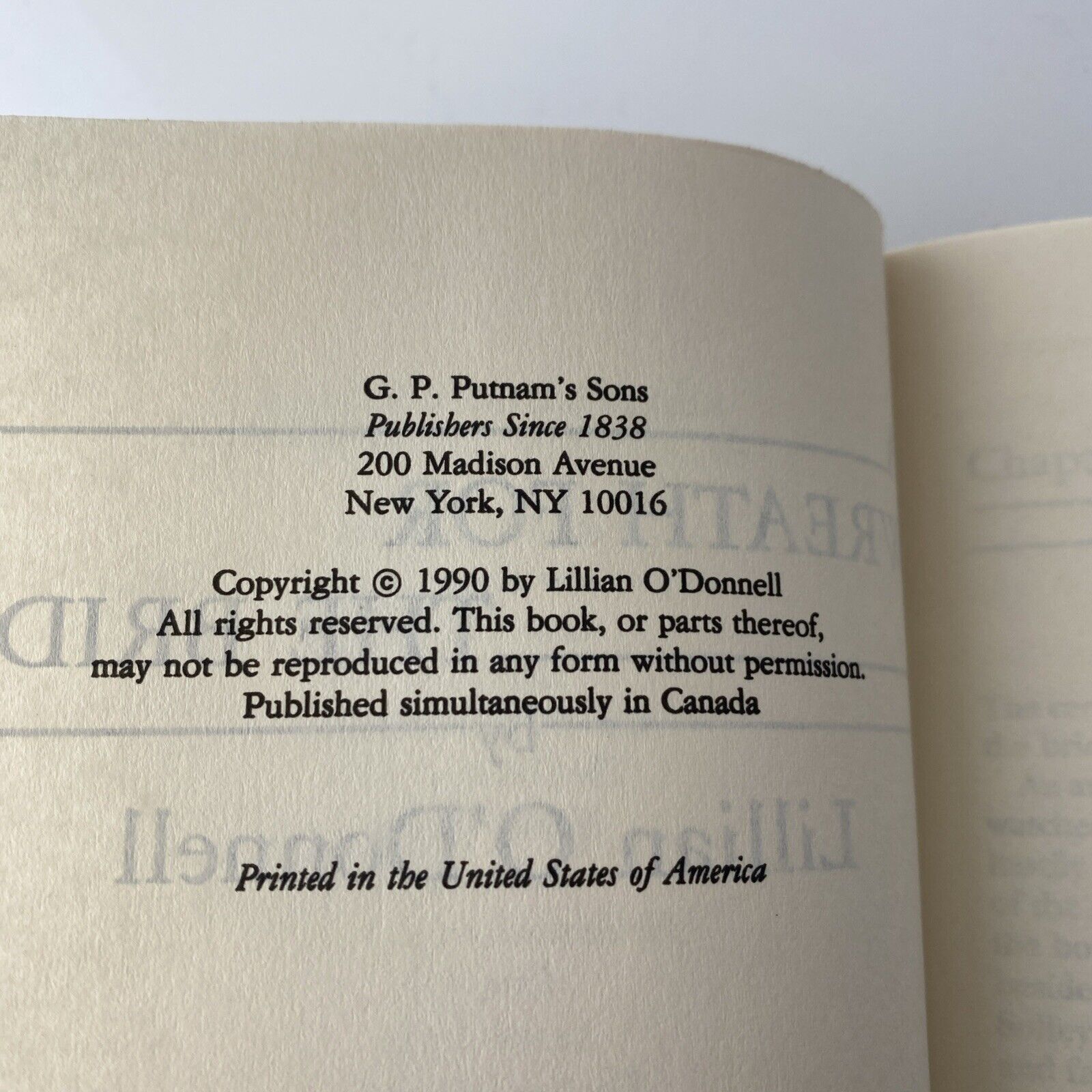 Wreath for the Bride by O'Donnell, William; O'Donnell, Lillian Good Book Club Ed