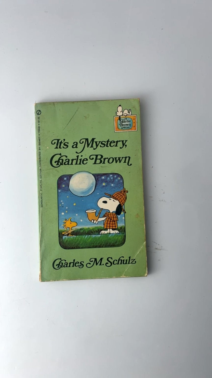 It's a Mystery Charlie Brown Charles M Schulz Scholastic Starline