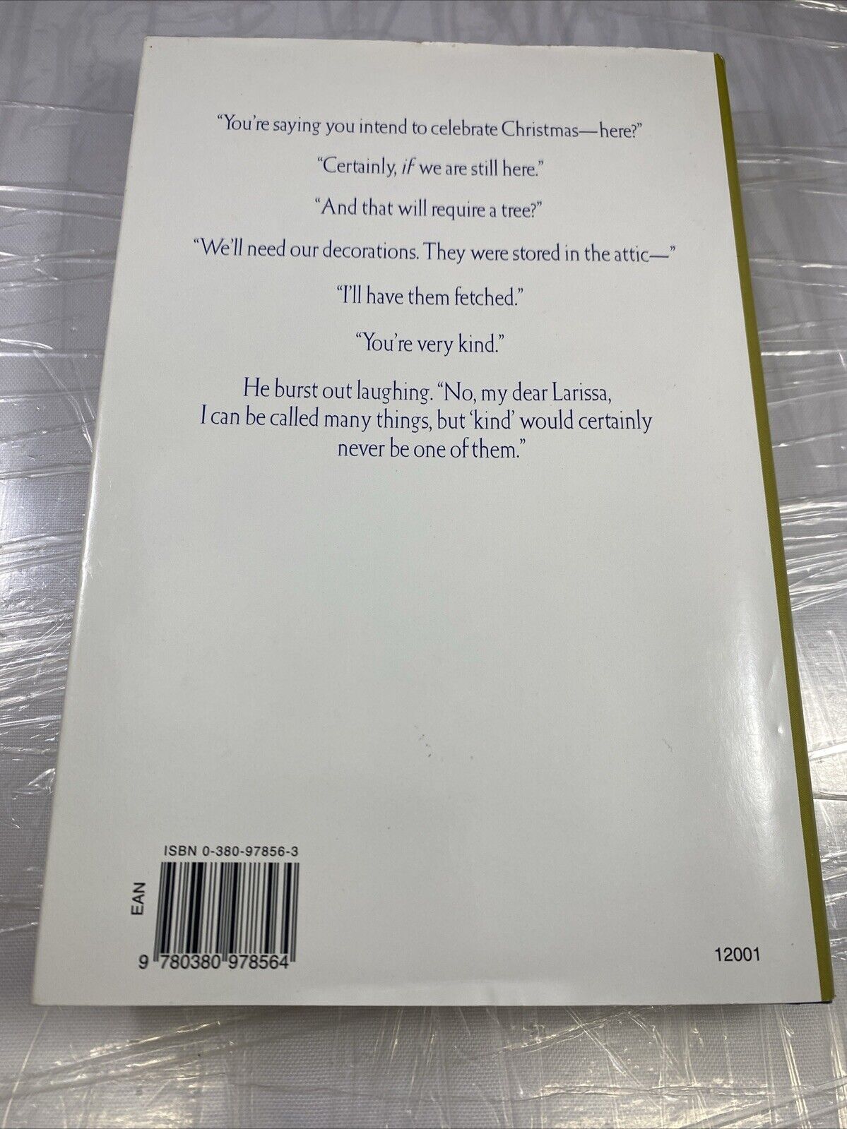 Home for the Holidays - 9780380978564, hardcover, Johanna Lindsey VG BCE
