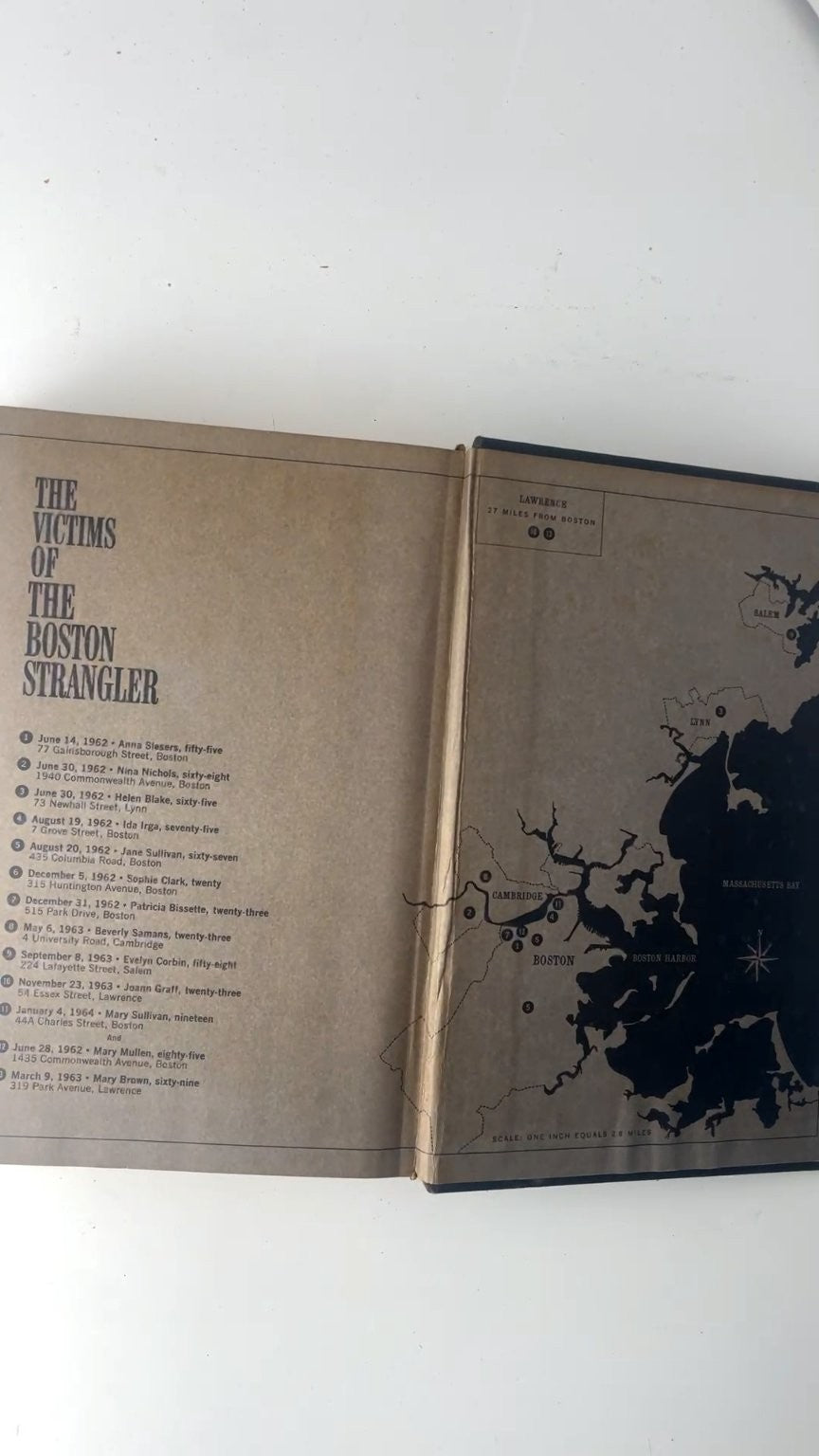 The Boston Strangler Gerold Frank 1966 First Edition True Crime NAL