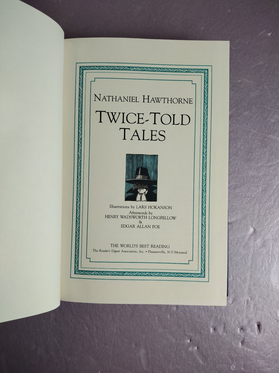 Twice-Told Tales Nathaniel Hawthorne Illustrated Reader's Digest Hardcover