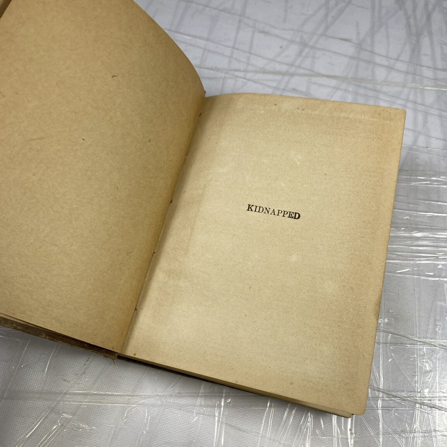 Stevenson's Kidnapped Hardcover MacMillan Pocket Classics 1900s Antique Literatu