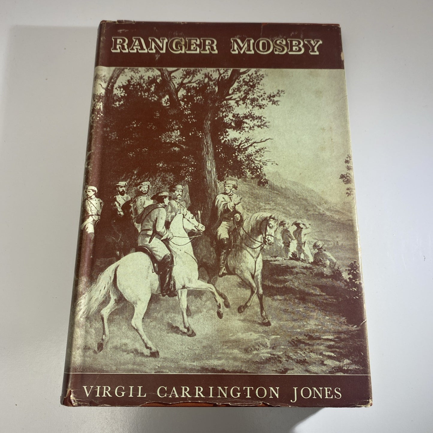 American Historical Fict. Ranger Mosby Virgil Carrington Jones 1st Ed 2nd Print